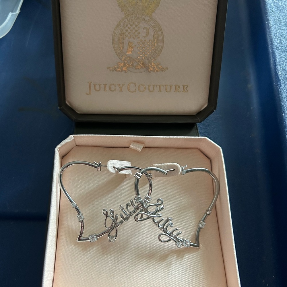 Juicy Couture Heart Earrings
